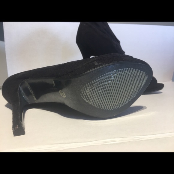 Black suede ankle boots - Picture 5 of 5